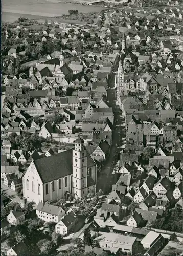 Ansichtskarte Lauingen (Donau) Luftbild 1964