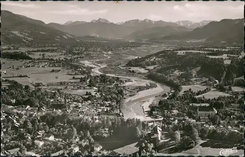 Ansichtskarte Bad Tölz Luftbild 1958