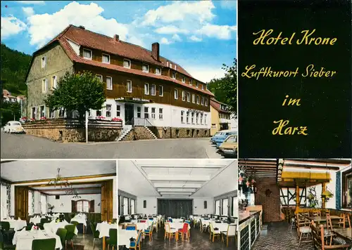 Ansichtskarte Sieber (Herzberg am Harz) Hotel Krone MB 1975