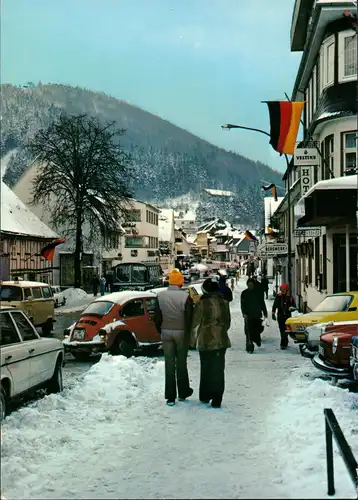 Ansichtskarte Willingen (Upland) Korbacher Straße VW Käfer 1982