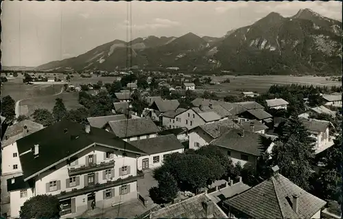 Ansichtskarte Grassau Straße - Gasthaus Sperrer 1964
