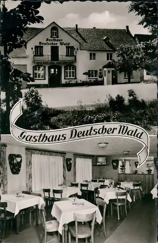 Ansichtskarte Pfaffenheck-Nörtershausen Gasthaus Deutscher Wald 1959