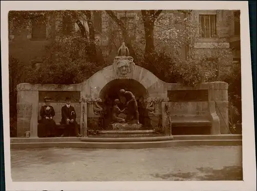 Ansichtskarte Leipzig Privatfotokarte Märchenbrunnen 1909