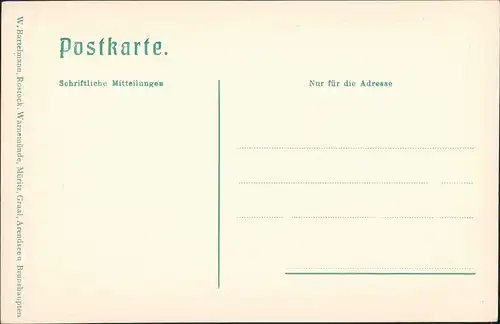 Ansichtskarte Graal-Müritz Partie in der Villenstraße 1909