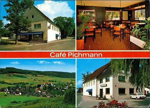 Ansichtskarte Hellefeld-Sundern (Sauerland) Cafe Pichmann - 4 Bild 1976
