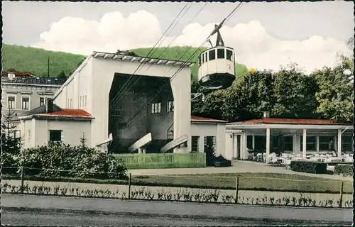 Ansichtskarte Bad Harzburg Bergseilbahn - Talstation Häuser 1959