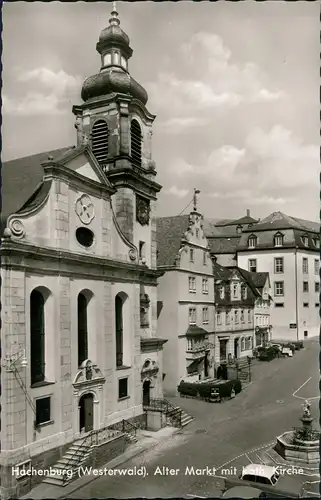 Ansichtskarte Hachenburg Alter Markt 1965