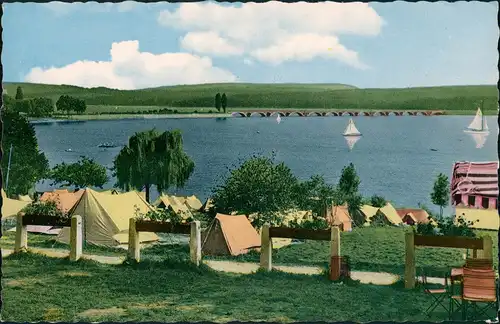 Ansichtskarte Günne Delecke Möhnesee - Stausee Campingplatz 1961