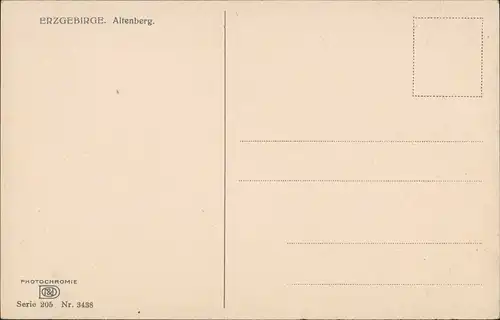 Ansichtskarte Altenberg (Erzgebirge) Stadt, Stimmungsbild 1909