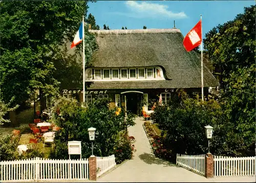 St. Peter-Ording Restaurant Café Glück im Winkel K. Hollmann Strandweg 1965