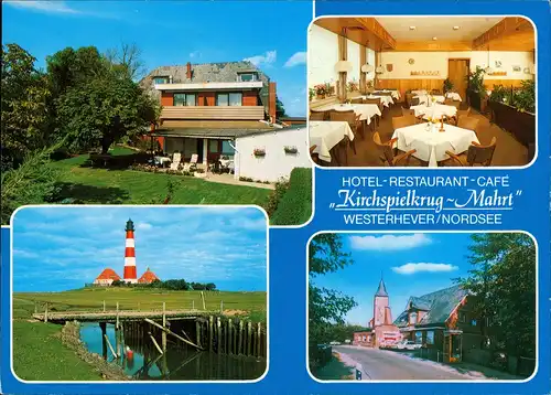 Westerhever Vesterhever Hotel Restaurant-Café Kirchspielkrug-Mahrt 1975