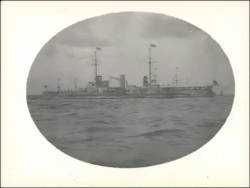 Schiffe/Schifffahrt - Kriegsschiffe (Marine) Reichskriegsfahne 1916 Privatfoto