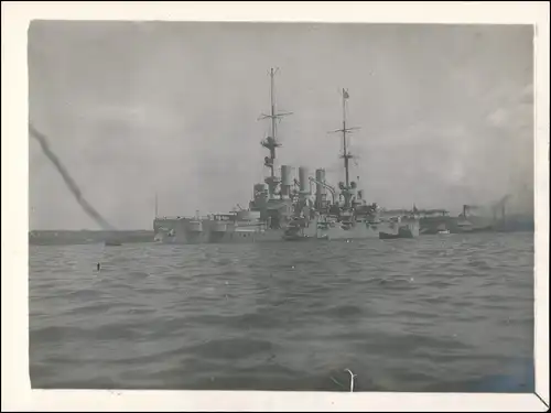Großes Kriegsschiff auf See Schiffe Kriegsschiffe (Marine 1916 Privatfoto