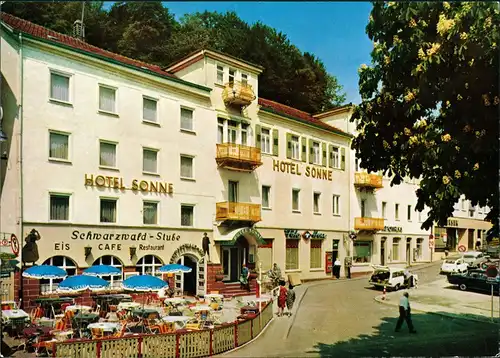 Bad Herrenalb Hotel Garni Sonne Inh. E. Böhringer, Schwarzwald-Stube 1970