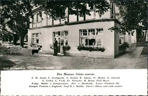 Ansichtskarte Bad Godesberg-Bonn Hotel Schaumburger Hof 1962