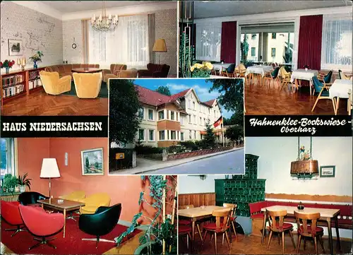 Hahnenklee-Goslar Unterkunft Pension Haus Niedersachsen Innen & Außen  1974