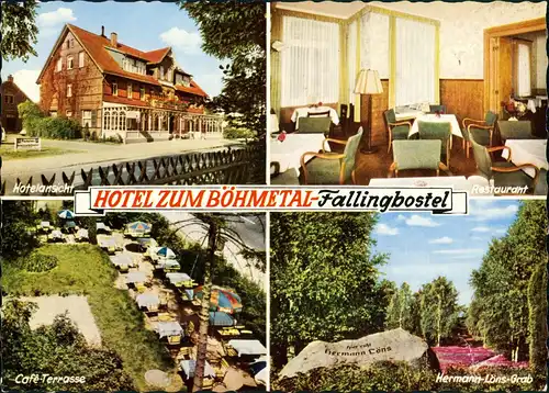 Bad Fallingbostel Hotel zum Böhmetal am Liethwald Innen & Außen 1964