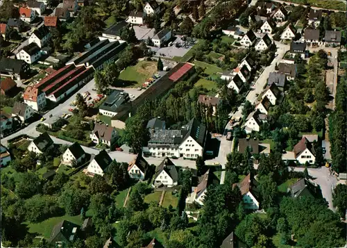Warstein Luftaufnahme Lufbild mit Hotel Pension LINDENHOF ADAC-Hotel 2000