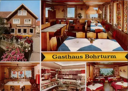 Ochsenhausen Werbung Reklame-Karte Gasthaus Metzgerei Zum Bohrturm 1970