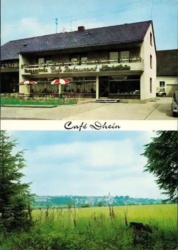 Ansichtskarte Argenthal CAFÉ RESTAURANT HEINRICH DHEIN im Hunsrück 1965