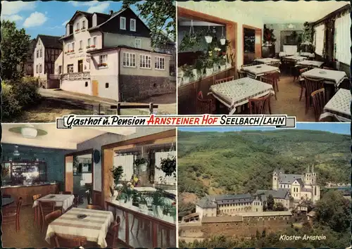 Seelbach (Nassau) Gasthof Pension Arnsteiner Hof Bes.: Josef Möller,  1964