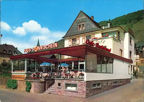 Cochem Kochem Café Restaurant Sonn'schein Fam. Goebel / Breslauer, Am Moselufer 1978