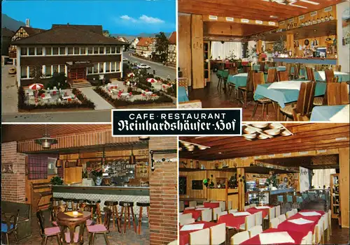 Bad Wildungen Café Restaurant Reinhardshäuser Hof Bes. Schneider 1970