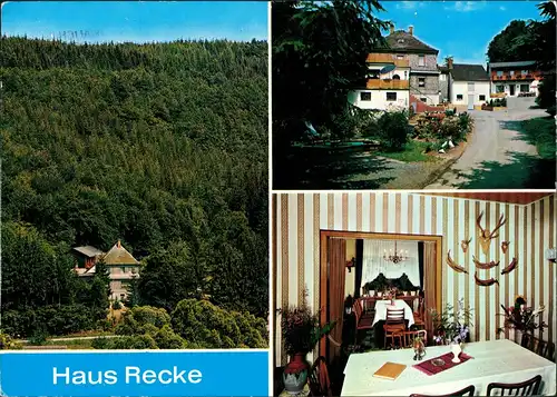 Medebach Pension Haus Recke, OT Oberschledorn Hoch-Sauerland 1985