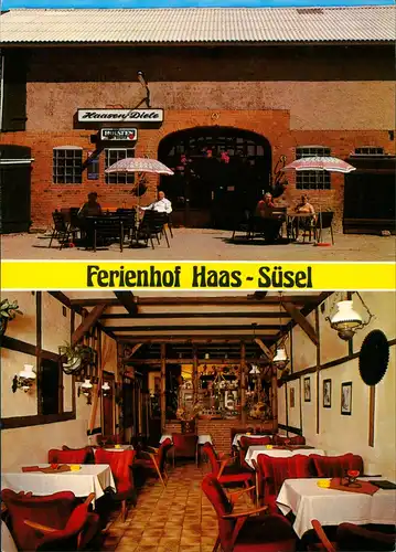 Süsel Ferienhof Haas Haasen-Diele Innenansicht & Außenansicht 1970