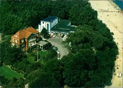 Travemünde-Lübeck Golf-Hotel Restaurant Seetempel Luftaufnahme Luftbild 1975