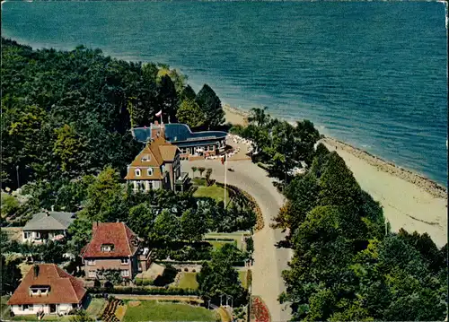 Travemünde-Lübeck Luftaufnahme Seetempel Goldhotel Golf-Hotel 1965