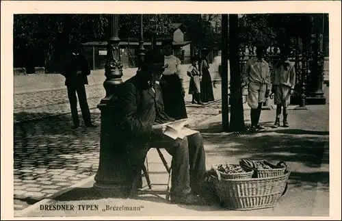 Ansichtskarte Dresden Dresden Typen - Brezelmann Straße 1925/1995 REPRO