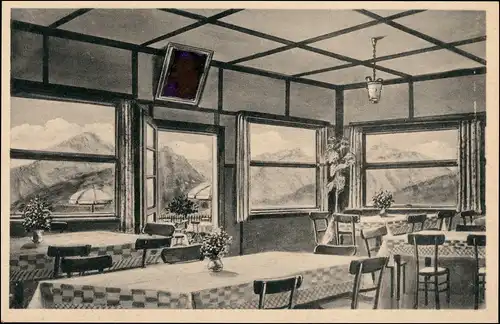 Ansichtskarte Neubeuern Gasthaus und Café „Zur Haschlalm“ 1928