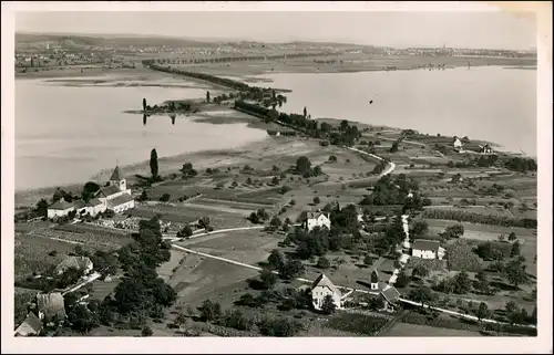 Ansichtskarte Reichenau (Bodensee) Luftbild 1934