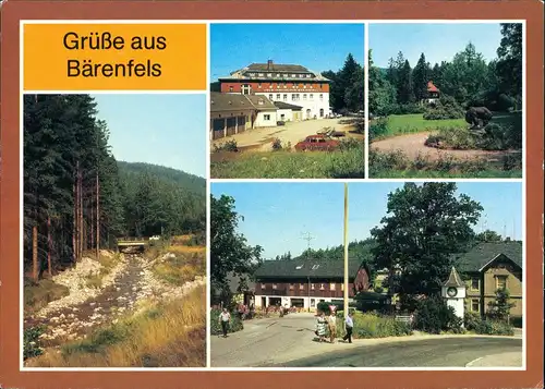 Bärenfels (Erzgebirge)-Altenberg (Erzgebirge) Brücke über d  1989