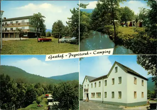 Hohenstadt (Frankenalb) Camping-Gasthof Pegnitzruh Frankenalb 4 Ansichten 1965