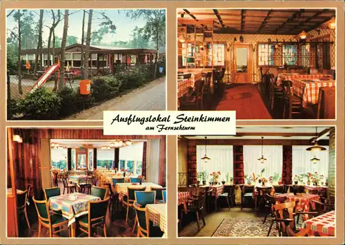 Steinkimmen-Ganderkesee Ausflugslokal Steinkommen Waldschänke Fernsehturm 1978