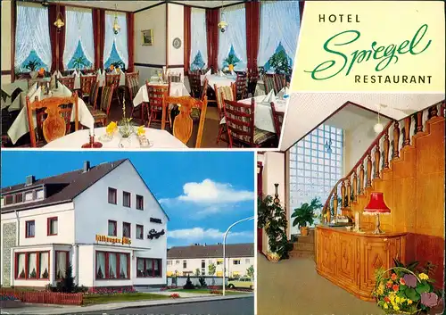 Ansichtskarte Porz-Köln Hotel SPIEGEL Hermann-Löns-Strasse OT GRENGEL 1965