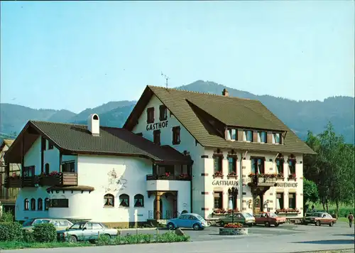 Oberwinden Elztal-Winden Auto VW Käfer  Hotel Restaurant LINDENHOF 1983