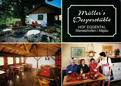 Menelzhofen-Neutrauchburg Müller`s Vesperstüble Ferienhof Hof Eggenthal 1975