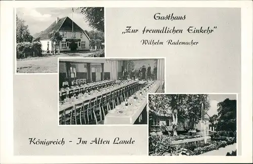 Königreich (Jork) Gasthaus   Freundlichen Einkehr im Alten Lande 1955