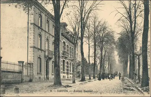 Postkaart Virton Avenue Bouvier 1913
