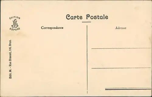 Postkaart Virton Avenue Bouvier 1913