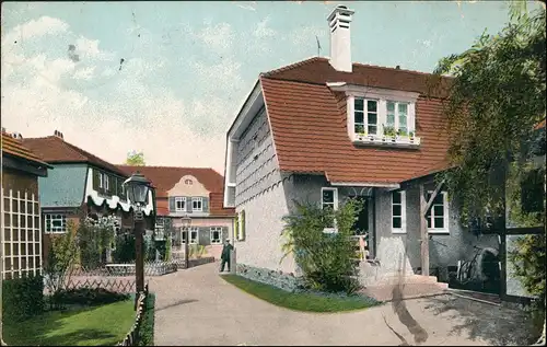 Ansichtskarte Dresden Kunstgewerbe - AusstellungStraße 1906