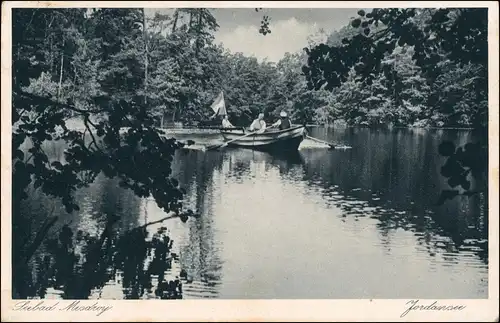 Postcard Misdroy Międzyzdroje Jordansee - Ruderboot 1928