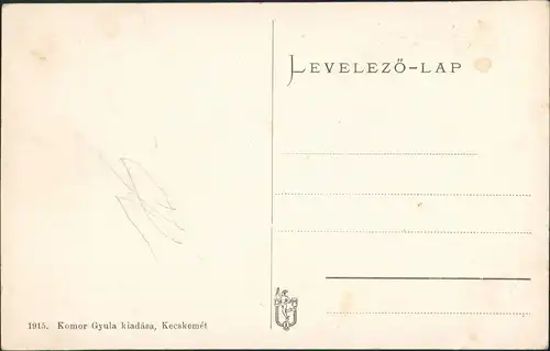 Kecskemét Kecskemet Részlet a czigányvárosból - Straßen 1915
