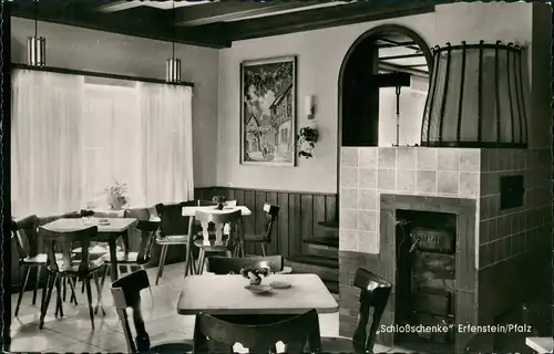 Erfenstein Gasthaus Pension Schloßschenke, Pfalz Region Lambrecht 1955