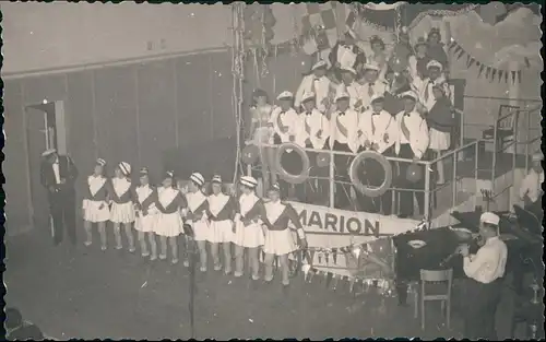 Gotha Fasching in der Stadthalle - Funkengarde Orchester 1960 Privatfoto