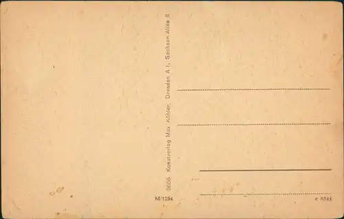 Ansichtskarte Papstdorf-Gohrisch (Sächs. Schweiz) Straßenpartie 1940