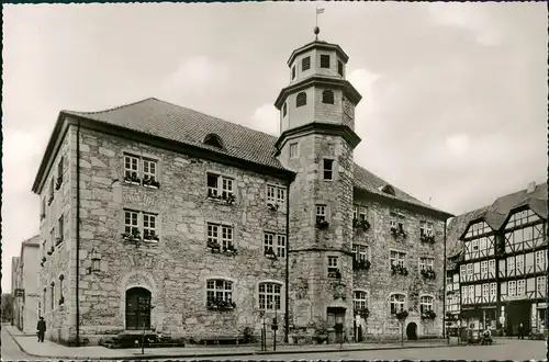 Ansichtskarte Witzenhausen Partie am Rathaus, Werra Region 1960